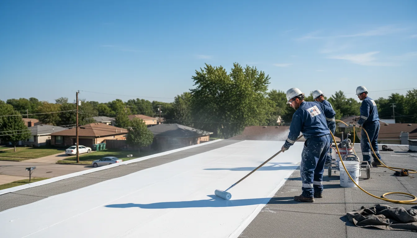 Commercial roof coating in Manorville, PA near me
